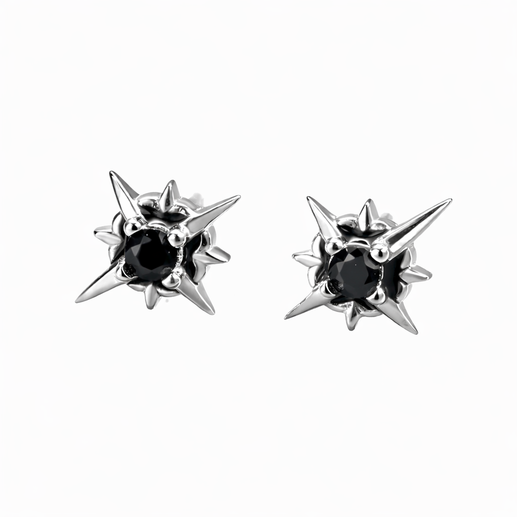 Noir Star Studs