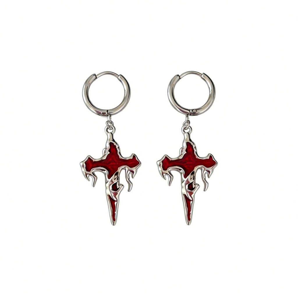 Crimson Cross Drops
